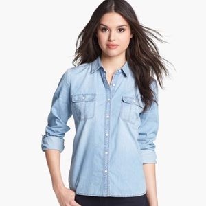 Halogen Chambray Button Down